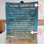 Fernweeh™ Decke von Mutter zu Tochter - "Meer der Liebe"