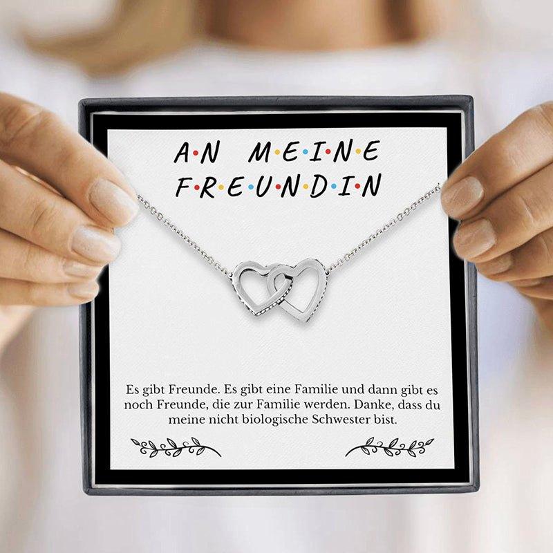 Fernweeh™ Halskette für Freunde - "Du bist meine Familie"