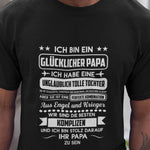 T-Shirt "Ich bin ein glücklicher Papa"