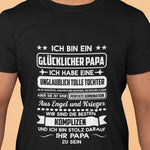 T-Shirt "Ich bin ein glücklicher Papa"