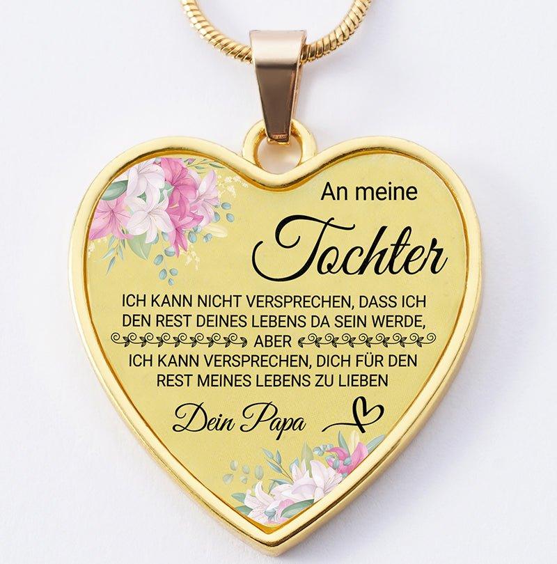 Fernweeh™ Halskette vom Vater an die Tochter "Zarte Frühlingsblume"