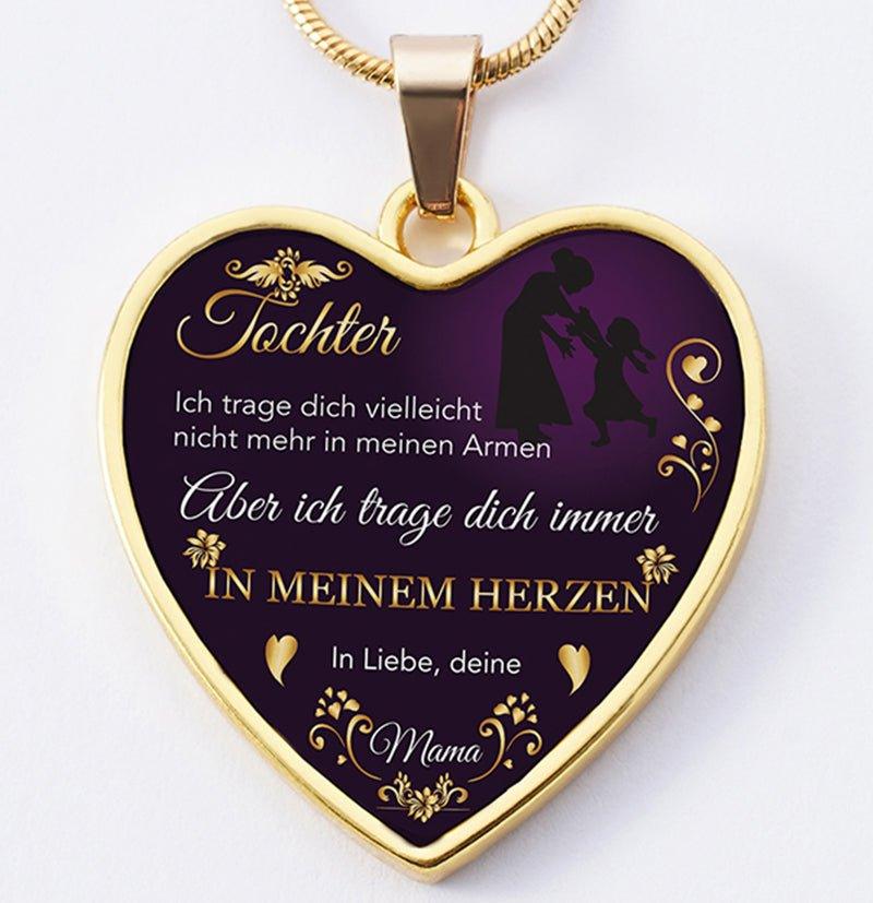 Fernweeh™ Halskette von Mutter zu Tochter "Mutters Herz"