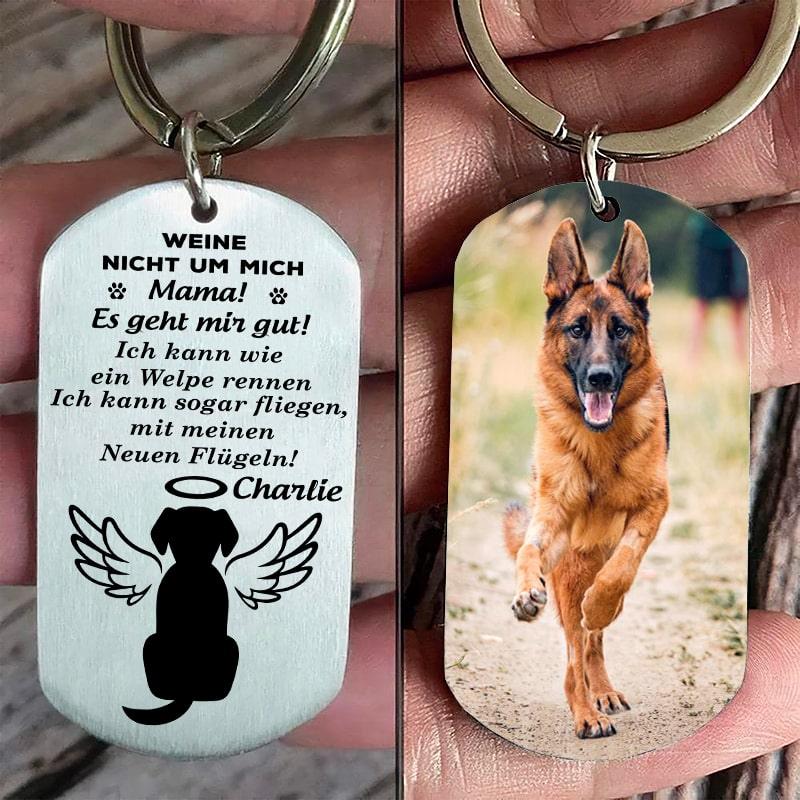 Personalisierte Schlüsselanhänger in Erinnerung an Ihren Hund – Fernweeh