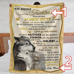Fernweeh™ Decke von Mutter zu Tochter - "Wolfs Liebkosung"