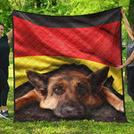 Fernweeh™ Steppdecke - "Deutscher Schäferhund"