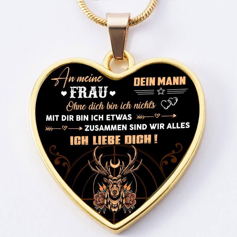 Fernweeh™ Halskette von Mann zu Frau "Die Kraft unserer Liebe"