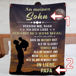 Fernweeh™ Decke vom Vater an den Sohn - "Mein Platz"