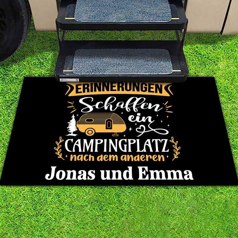 Camping-Fußmatte - Camping-Schriftzug
