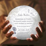 Fernweeh™ Mondlampe für Mutter "Deine Liebe ist das Kostbarste"