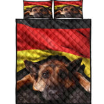 Fernweeh™ Steppdecken-Bettwäsche-Set - "Deutscher Schäferhund"